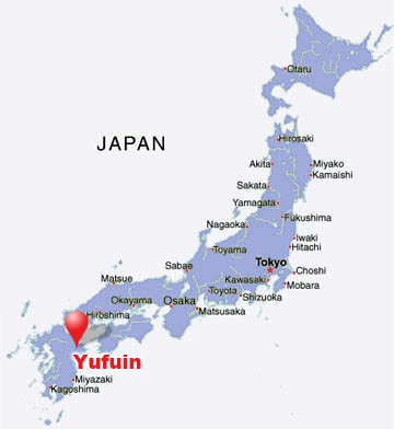 yufuin-japan-map