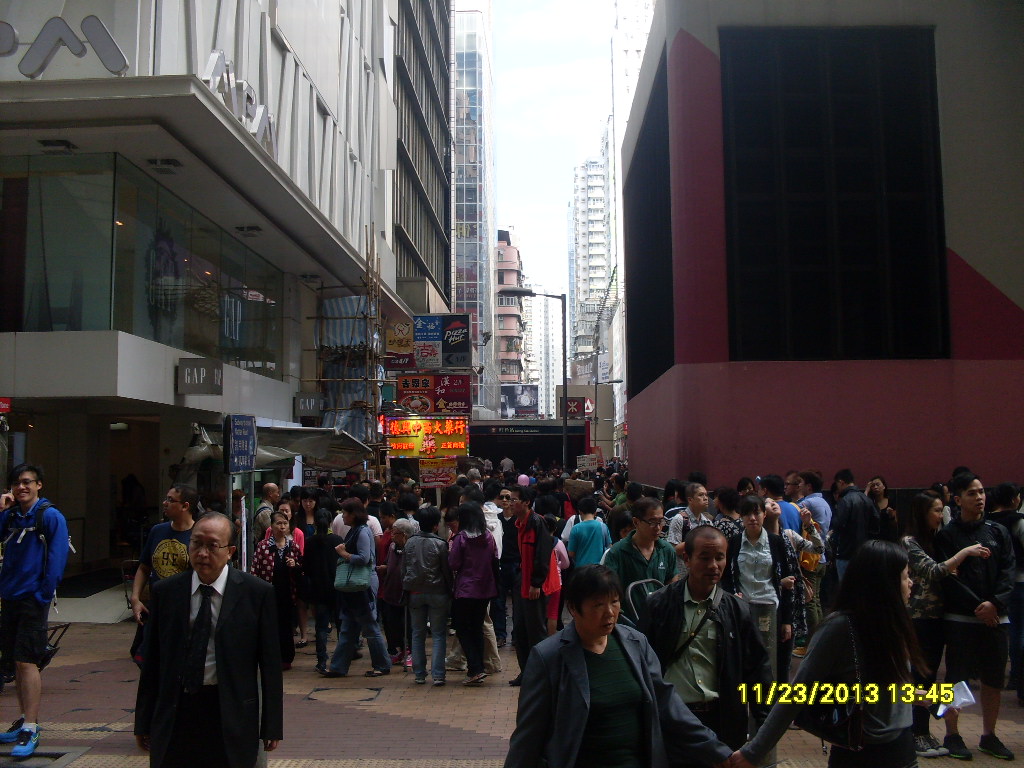 From Anil:  I took this photo in my last visit to MongKok, one of the densest shopping districts.