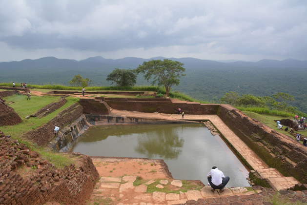 The ancient palace pool.