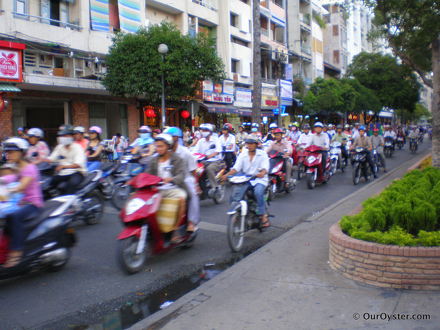 From Jade: The most crowded place I have ever been definitely has to be HCMC in Vietnam. Crossing the street was a death defying adventure amongst the millions of scooters that wizz down the streets.
