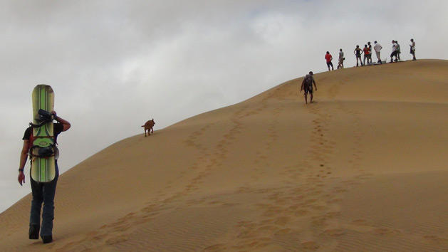 climbing-the-dunes