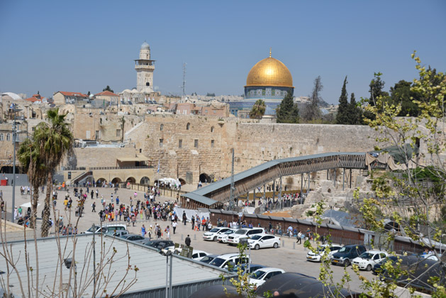 The above ground portion of Jerusalem's Western Wall.